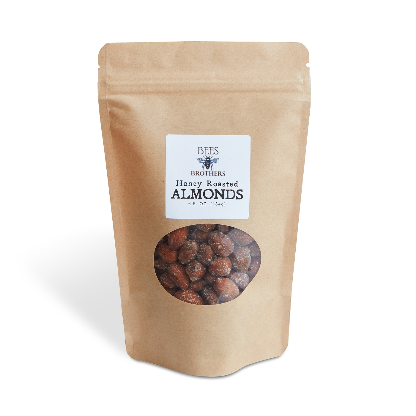 BEE Honey Roasted Almonds 6.5 oz