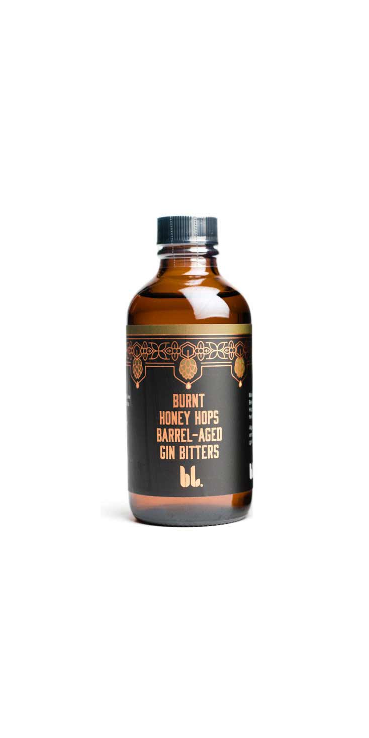 Barrel-Aged-Burnt-Honey-Hops-Gin-Bitters-(Limited-Edition),-4oz-for-web