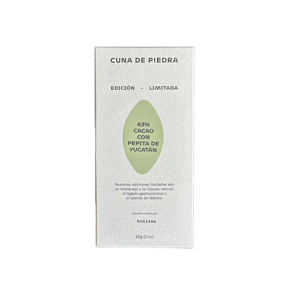 Cuna-de-Piedra-Mayan-Pepita-Bar-63-Front-white-BG-For-Web