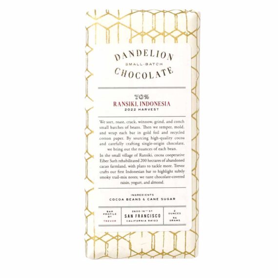 Dandelion Ransiki, Indonesia 70% Front White BG BG For WEB