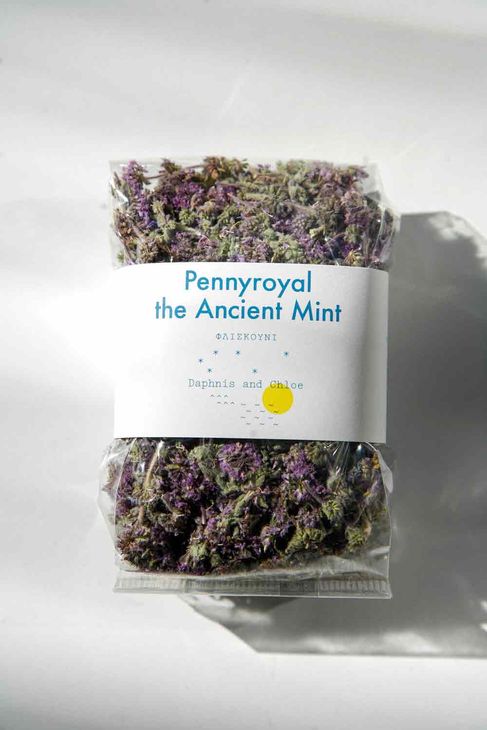 Daphnis and Chloe Pennyroyal _The Ancient Mint_ Tea Front White BG For WEB