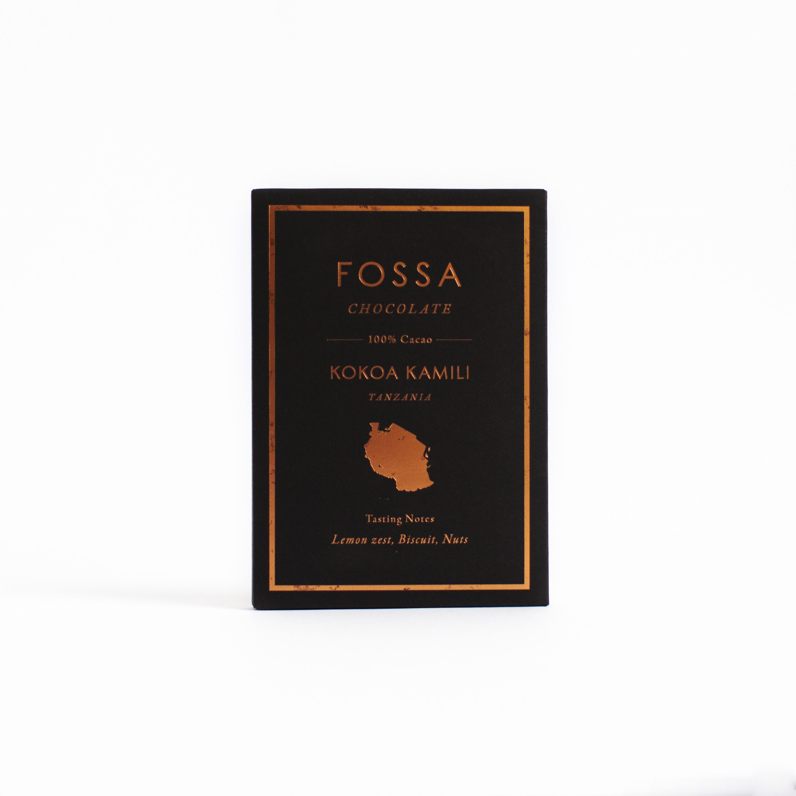 Fossa Chocolate Kokoa Kamili Tanzania 100% – front