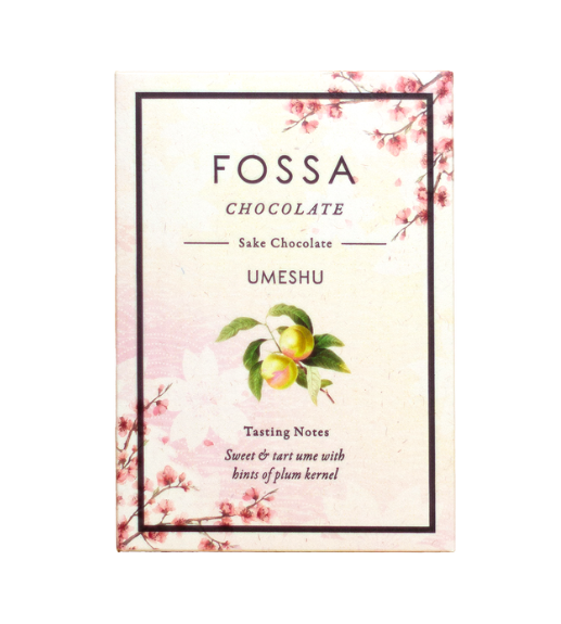 Fossa Umeshu Sake Chocolate, 50g TEMP PHOTO