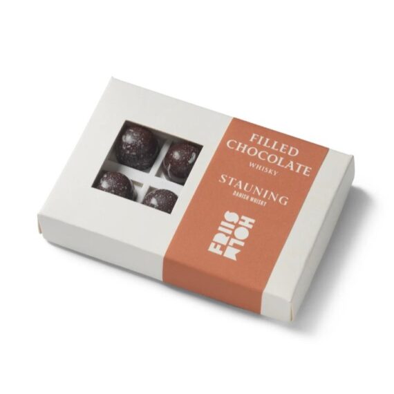 Friis Holm Filled Chocolate Stauning Whisky 8 Piece Box Render Low RES