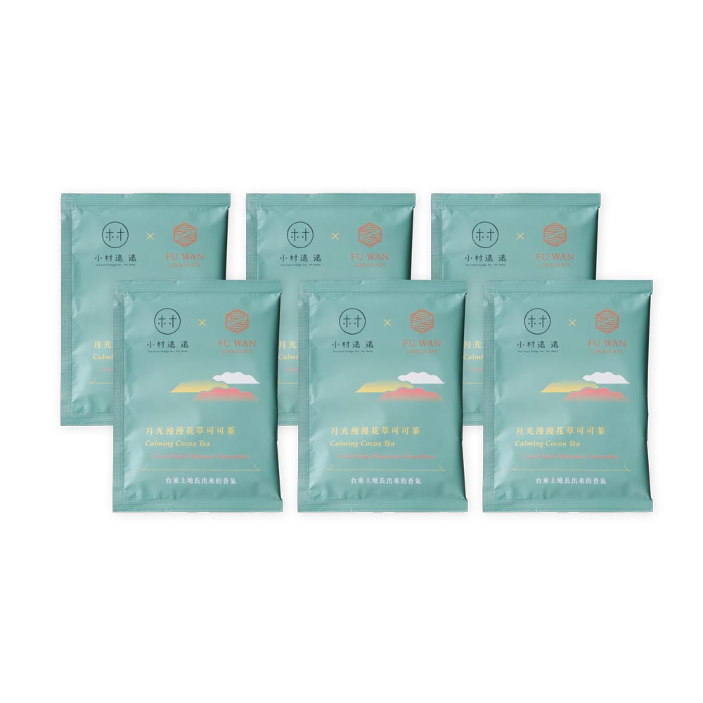 Fu Wan Calming Cocoa Tea 6-Pack Front White BG For WEB
