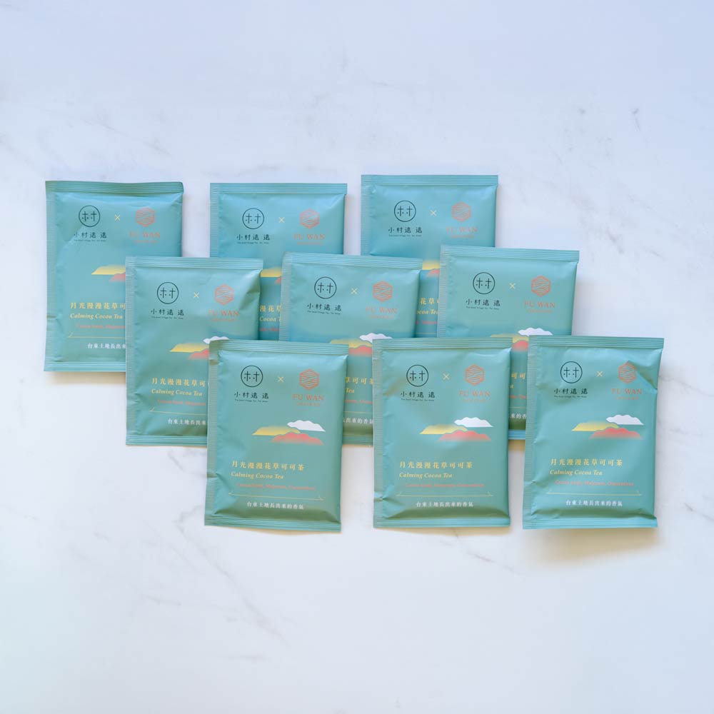 Fu Wan Calming Cocoa Tea Bag Front House Styled For WEB 2