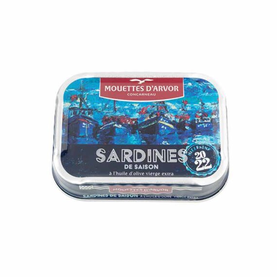 Les-Mouettes-d'Arvor-Sardines-Vintage-2022-Season,-115g