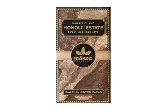 Manoa Hawaii Island, Honoli'I 50% Milk Front White BG For WEB