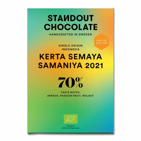 Standout Chocolate Kerta Semaya Samaniya 2021 70% (Limited Edition), 50g for web