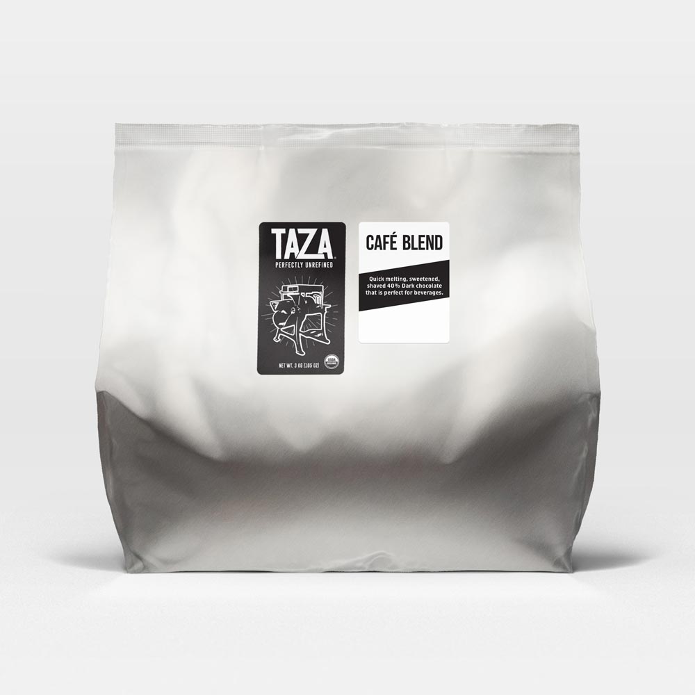 Taza Organic Bulk Cafe Blend 3kg Front White BG For WEB