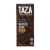Taza Organic Wicked Dark with Ginger 95% Front White BG For WEB